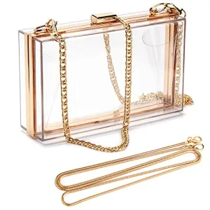 Women's Clear Acrylic Evening Clutch