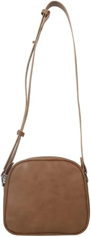 Women's Fashion Dark Academic Grunge Mini Crossbody Purses Punk Gothic 90s Y2K Shoulder Vegan PU Leather Packs (light khaki)