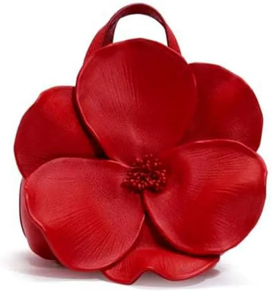 Women's Floral Clutch Purse PU Leather Flower Evening Bags Party Prom Handbag Wedding Crossbody Bucket Purse