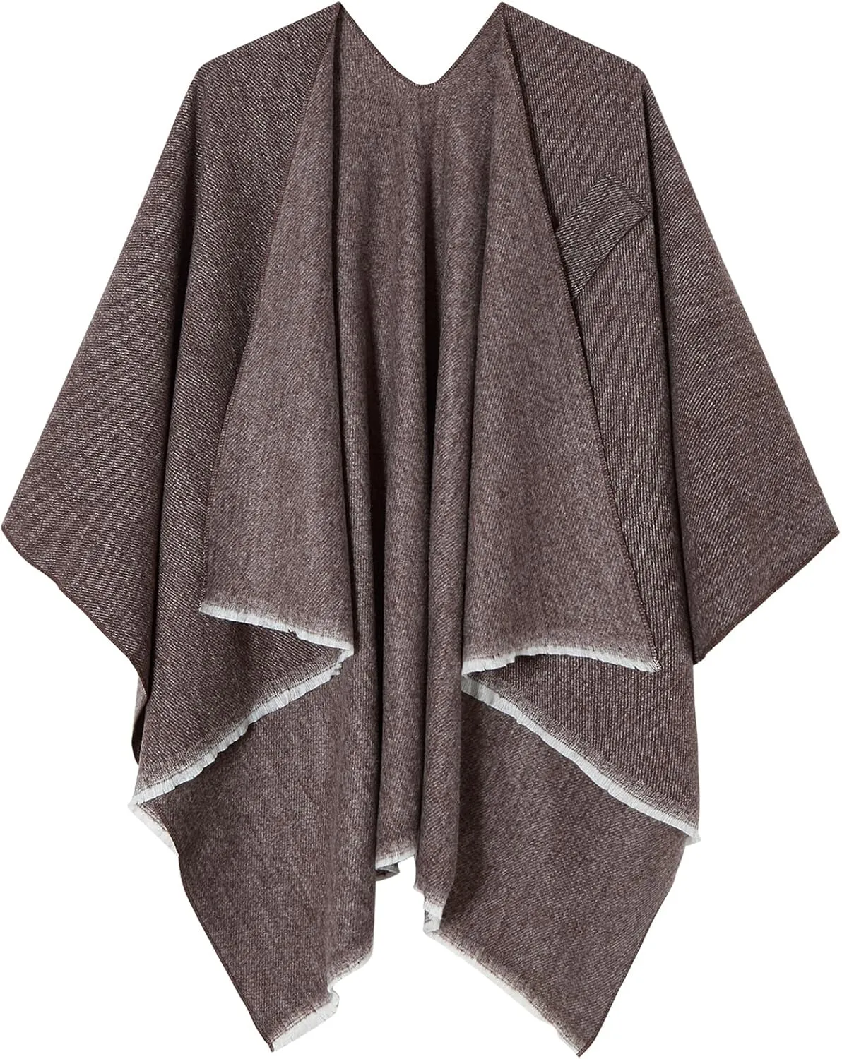 Women's Shawl Wrap Poncho Warm Cape Cardigan Open Front Shawls for Spring Fall Winter Cold Weather Days