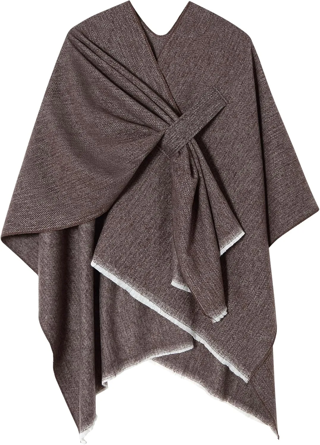 Women's Shawl Wrap Poncho Warm Cape Cardigan Open Front Shawls for Spring Fall Winter Cold Weather Days