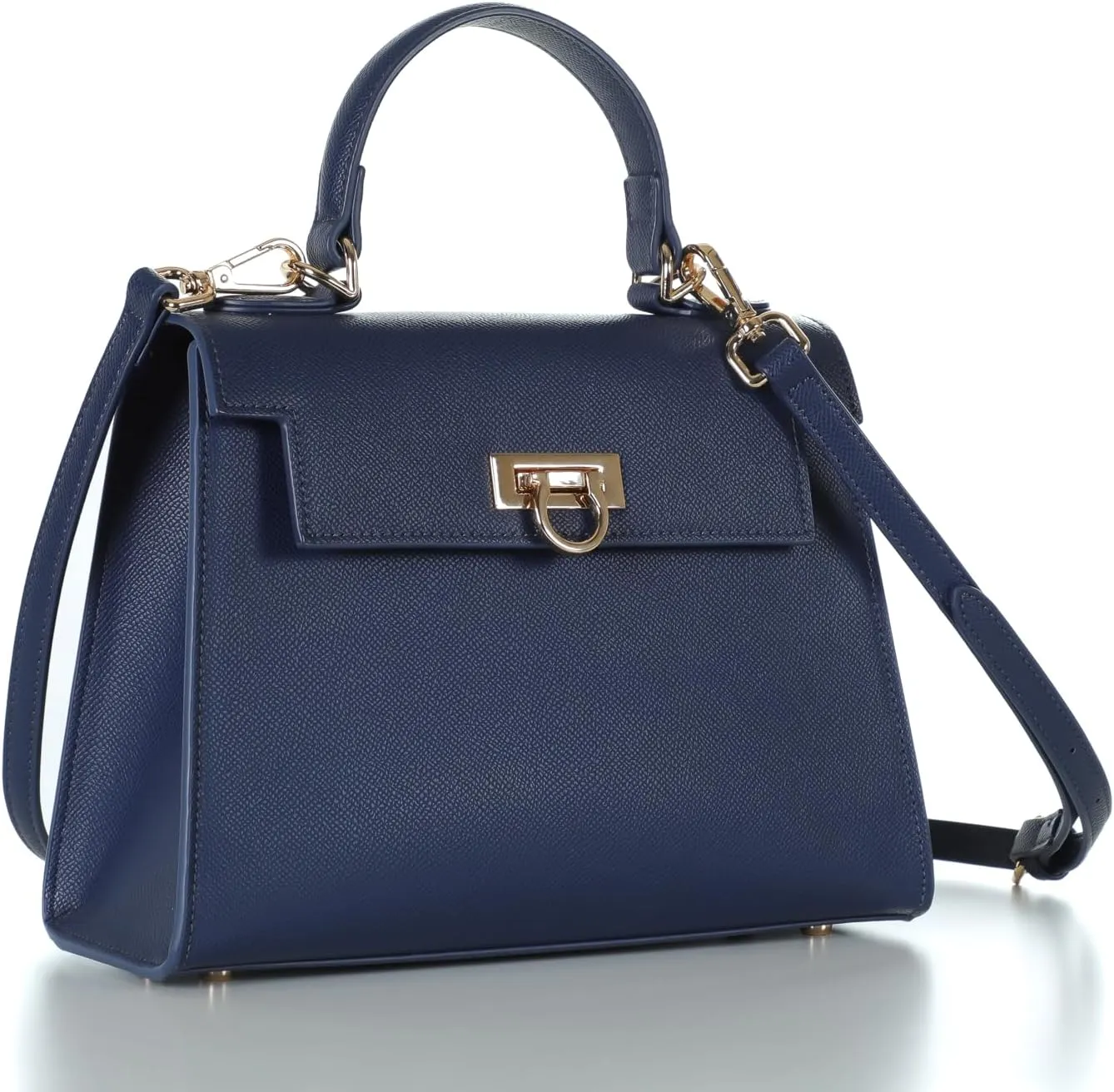 Women’s Top-Handle Handbags – Luxury Crossbody Purse Shoulder Bag for Women – Leather Handbag, Detachable Strap