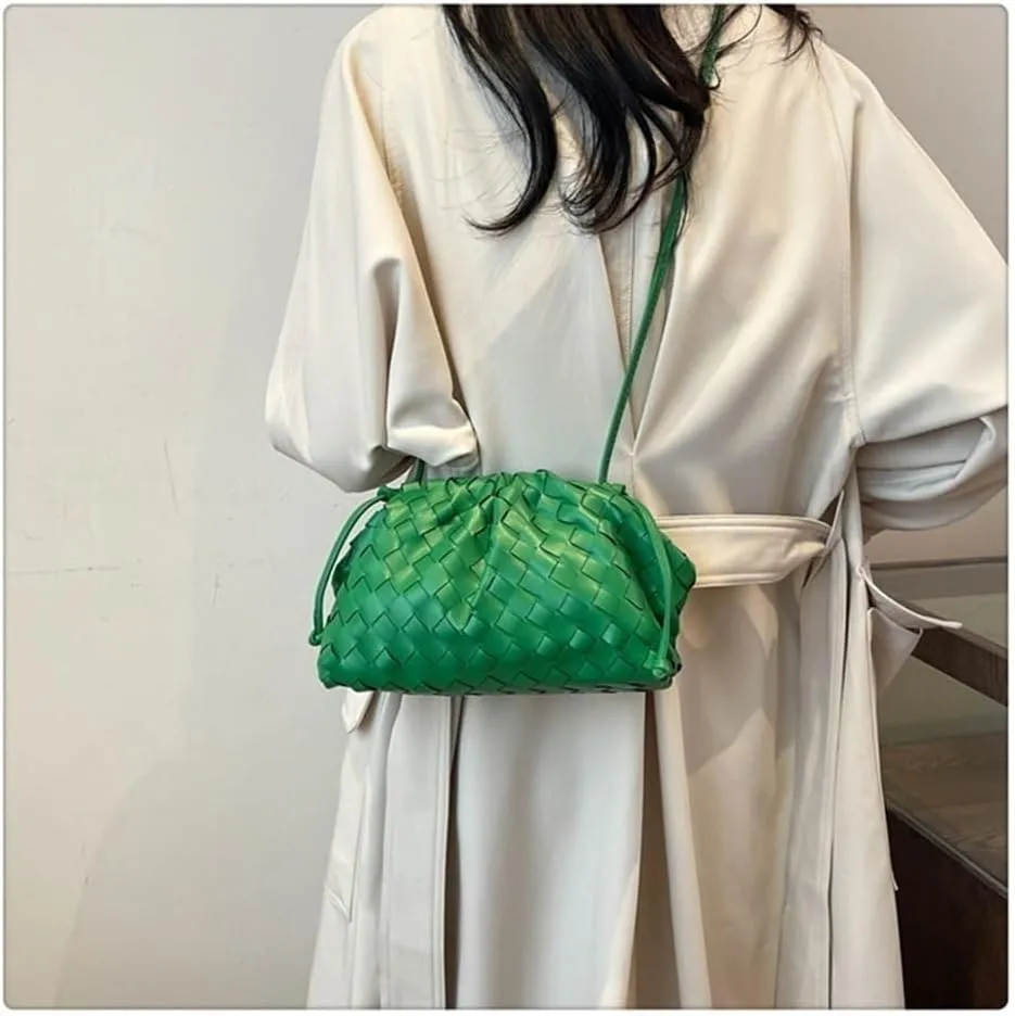 Woven Dumpling Bag For Women Clutch Purses Cloud Bag Messenger