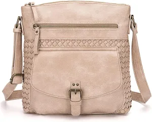 Yohora Shoulder Bag for Women Hobo Crossbody Purse Leather Tote Handbag Roomy Messenger Satchel for Work Daily Travel