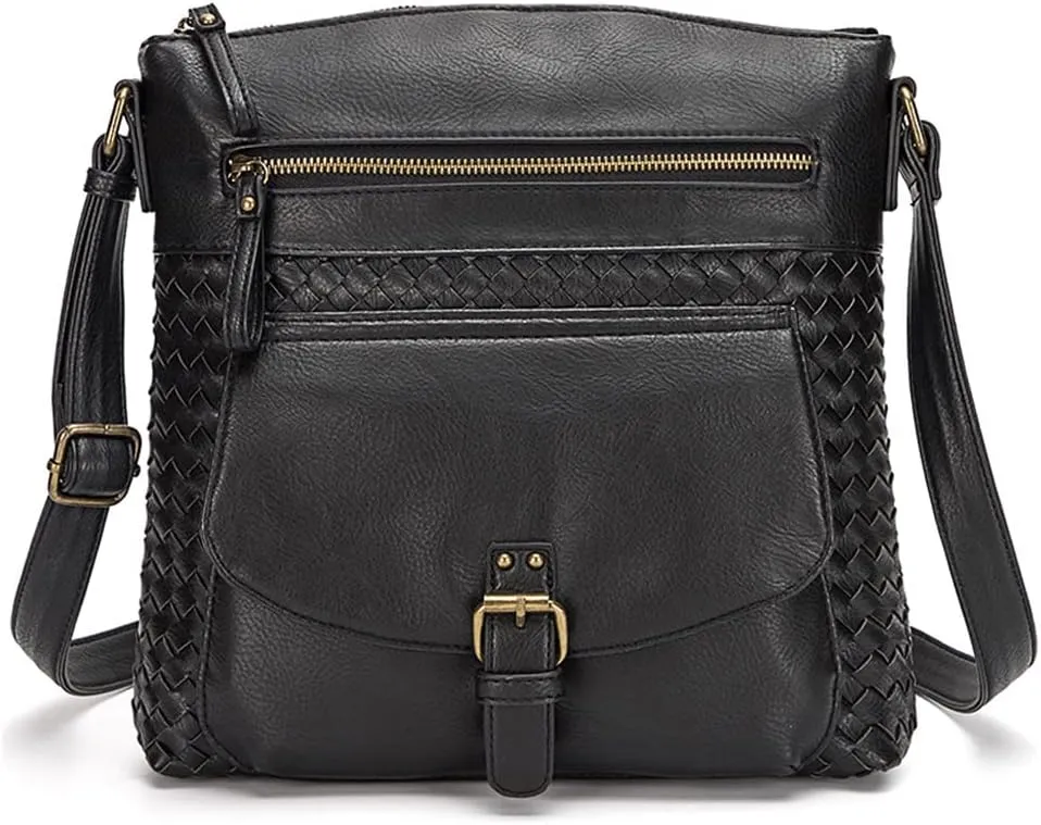 Yohora Shoulder Bag for Women Hobo Crossbody Purse Leather Tote Handbag Roomy Messenger Satchel for Work Daily Travel