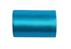 YYCRAFT 6 Inch Wide Satin Ribbon Satin Fabric Spool for Grand Opening Cutting Ceremony Wedding Birthday Party Decoration Gift Craft (22 Yards,Turquoise)