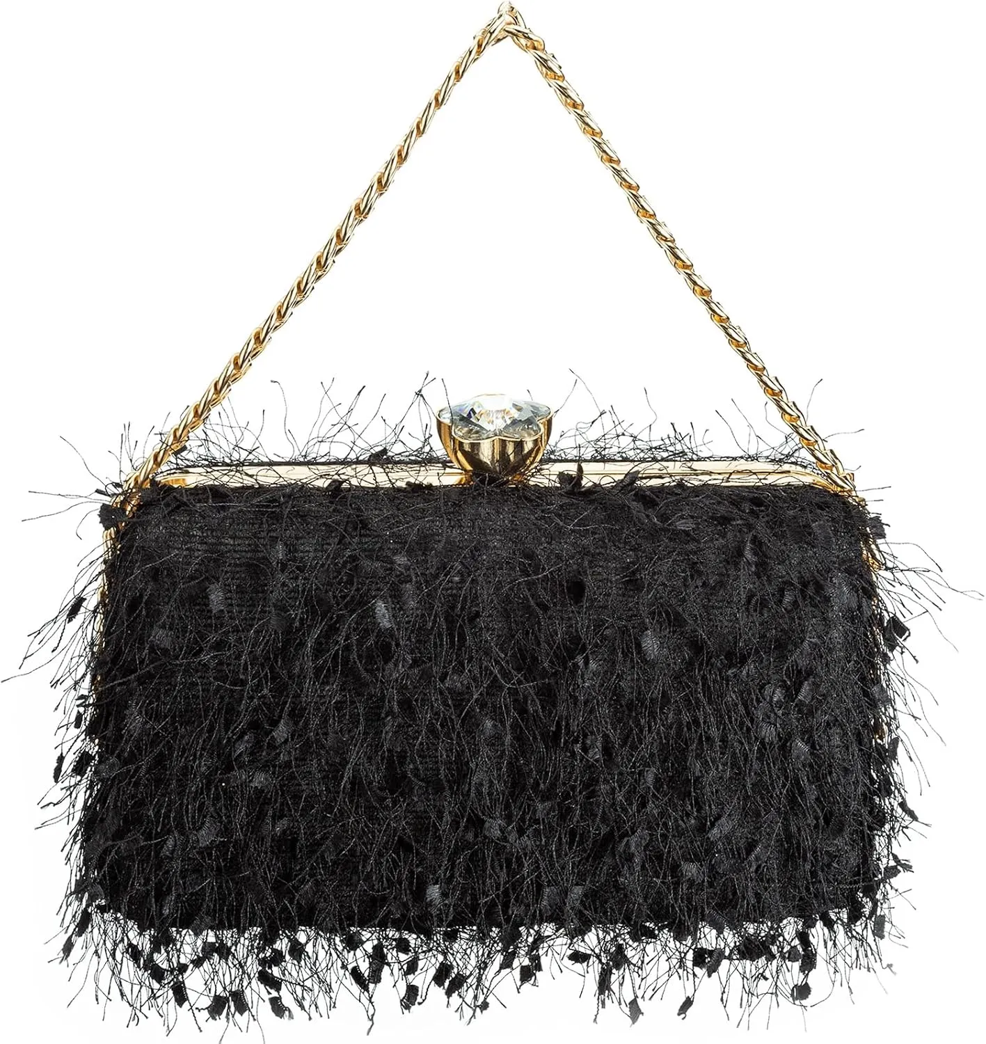 YYW Clutch Purse for Women Cute Handbags Top Handle Evening Bag Crossbody Bag Shoulder Bag for Wedding Party Prom Banquet
