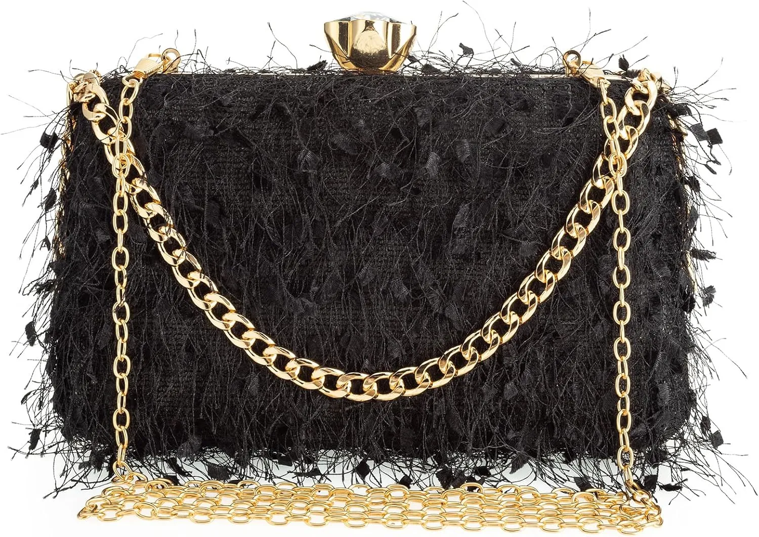YYW Clutch Purse for Women Cute Handbags Top Handle Evening Bag Crossbody Bag Shoulder Bag for Wedding Party Prom Banquet