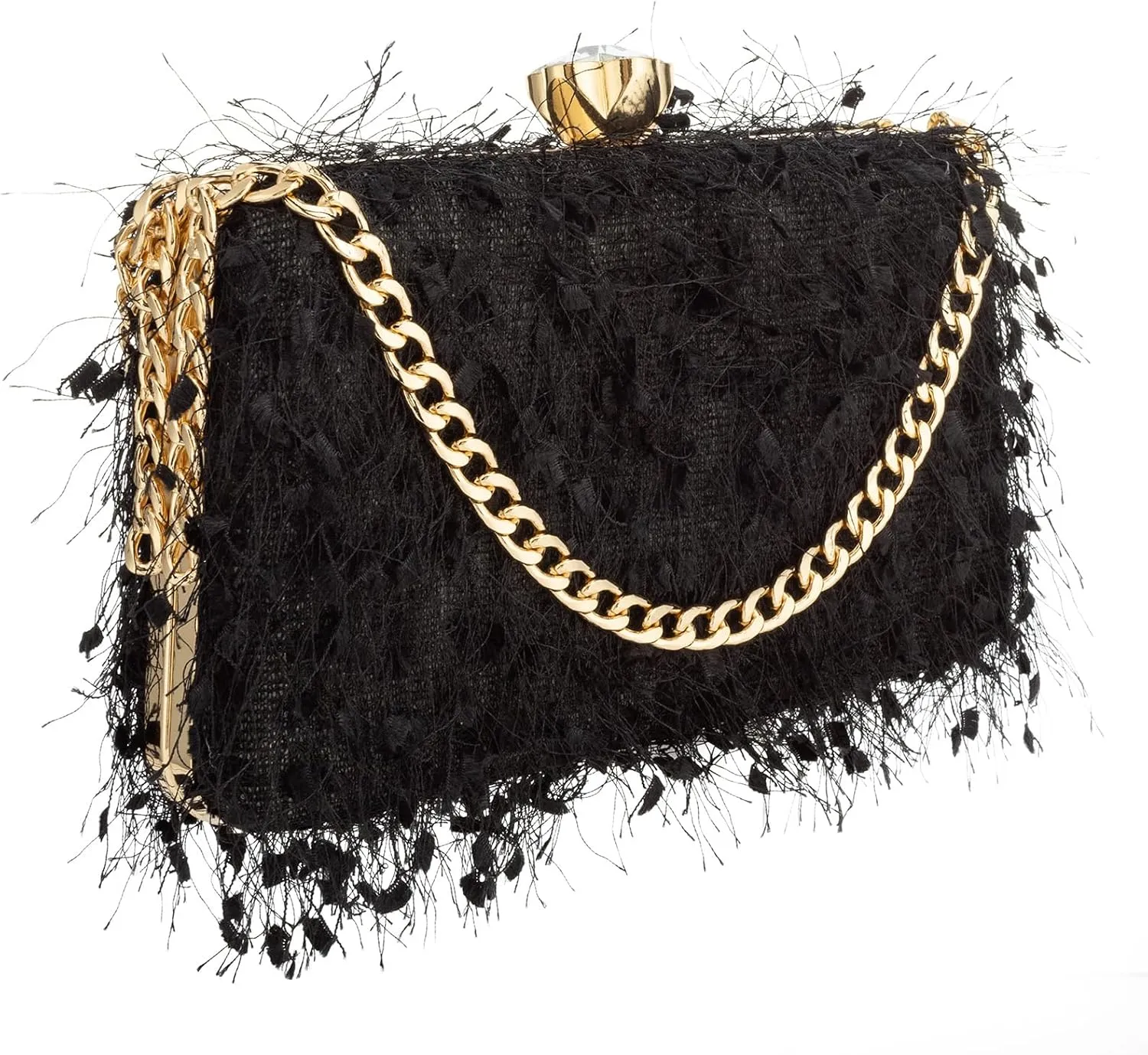 YYW Clutch Purse for Women Cute Handbags Top Handle Evening Bag Crossbody Bag Shoulder Bag for Wedding Party Prom Banquet